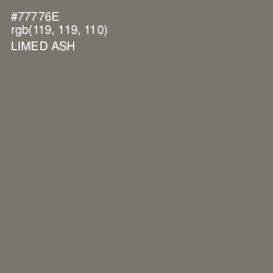 #77776E - Limed Ash Color Image